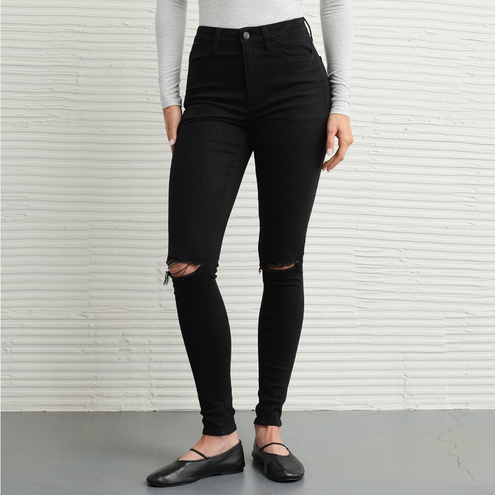 American Eagle Outfitters Women's Black Slim Jeans